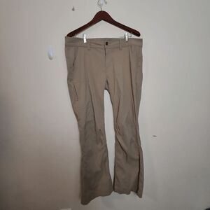PrAna Halle Straight Pants II Women's Tan Size 14